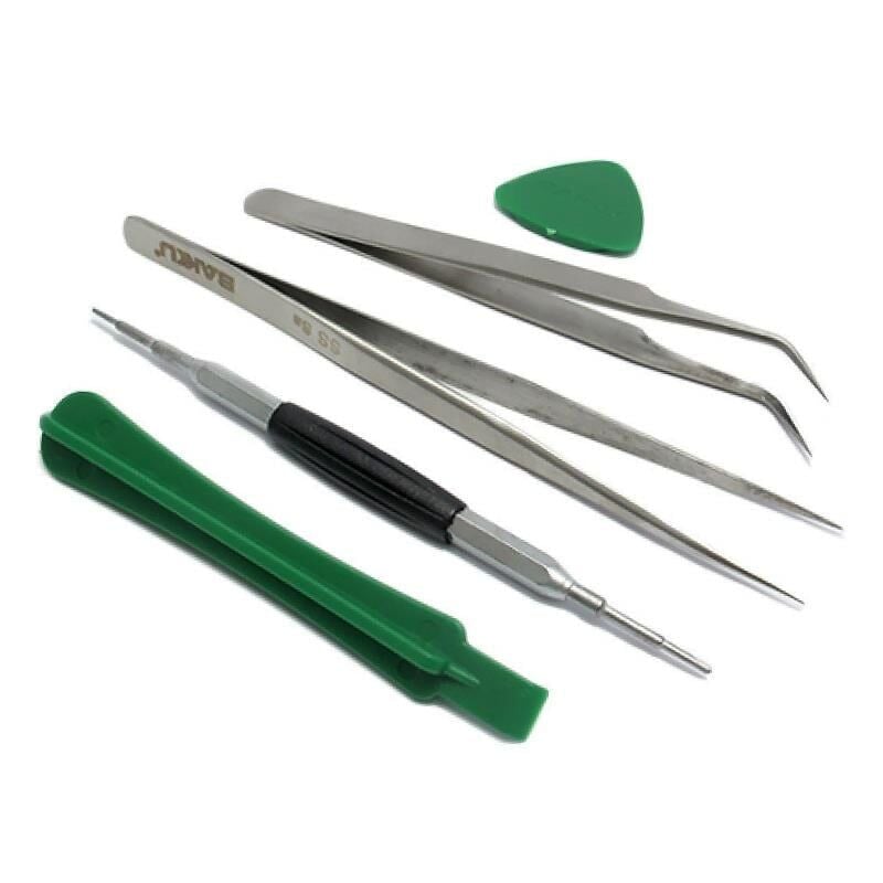 Ayt Baku BK-7285 Mobil Cep Telefonu Telefon Açma Tamir Seti Cımbız Plastik Açma Aparatı