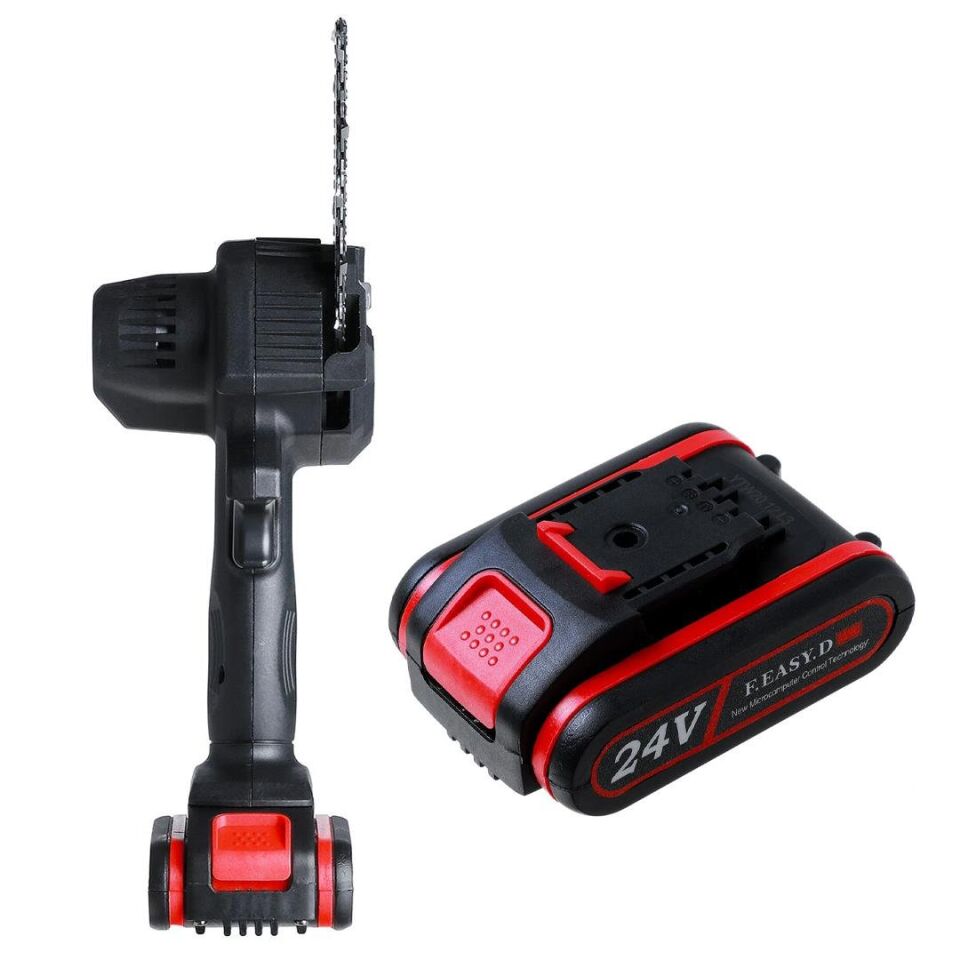 Ayt Powermaster PM-20309 Zincirli Şarjlı Matkap Testere 24 Volt 550 Watt Küçük Budama Testeresi