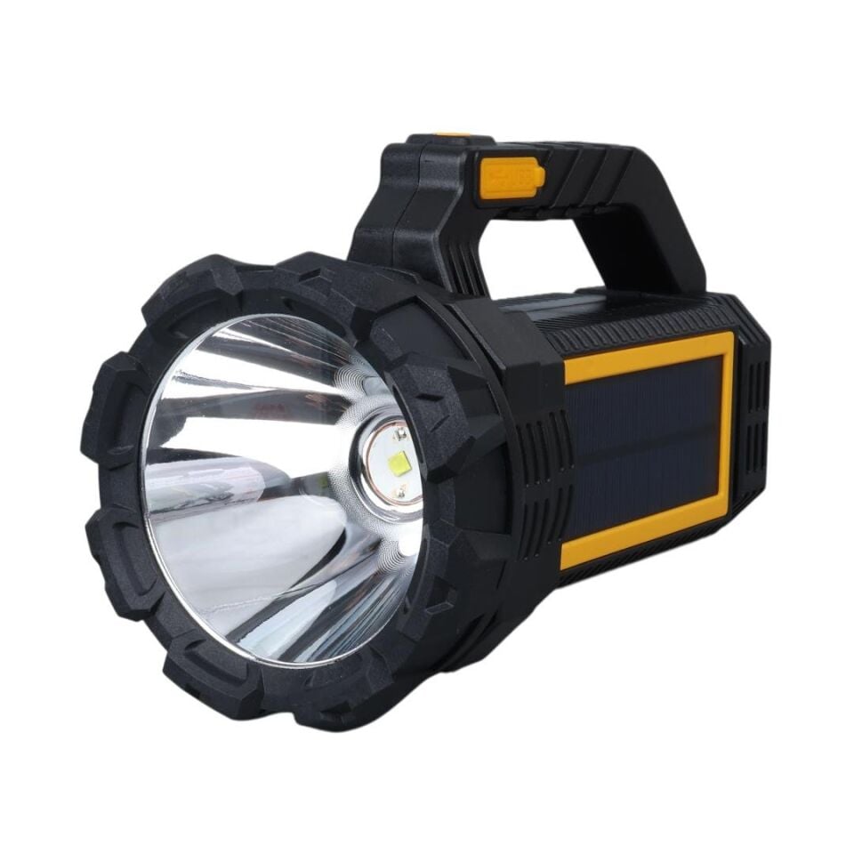 Powermaster MX-W5190-P50 Solar Şarjlı El Feneri Uzun Mesafe Işıldak