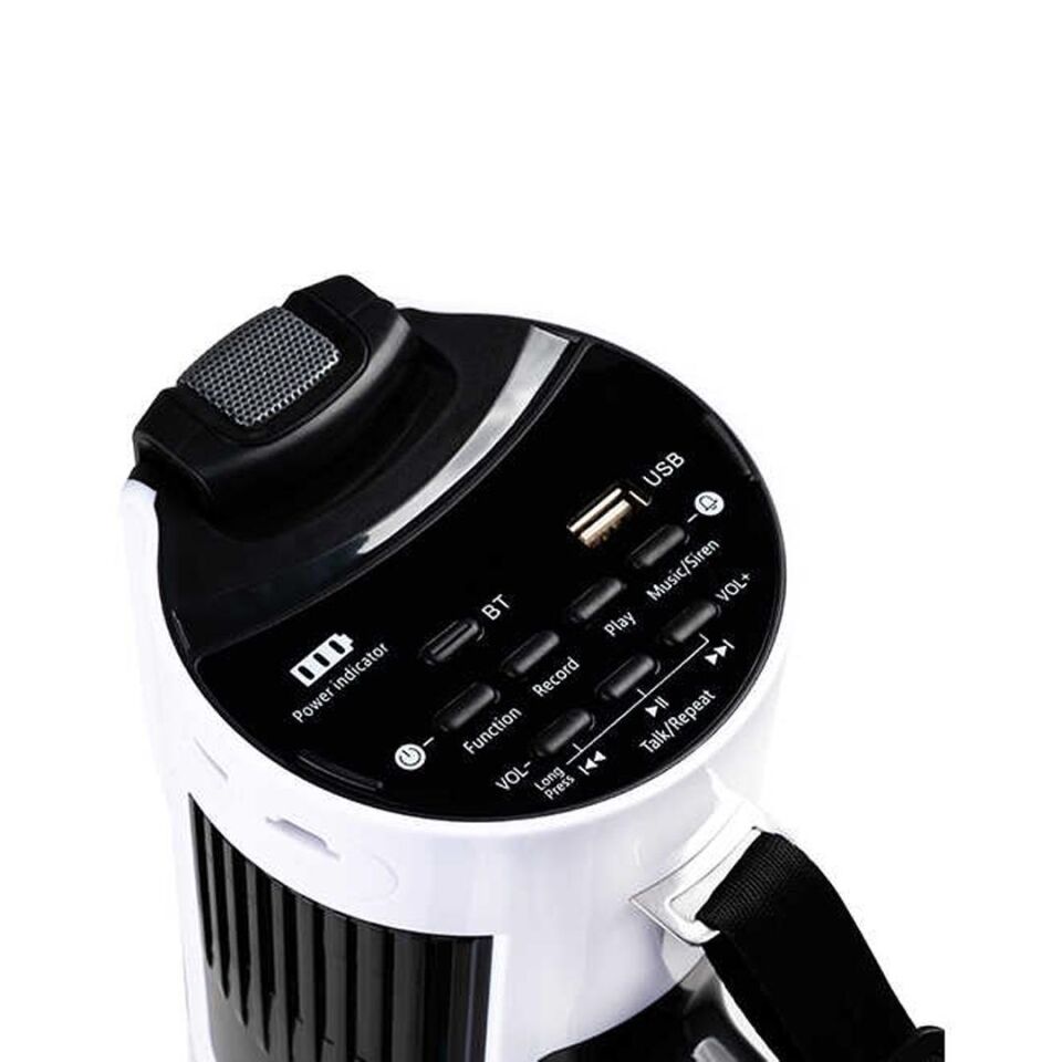 Westa WM-90UBT USB-SD-AUX-MP3-Bluetooth Şarjlı Mikrofonlu 100 Watt Megafon