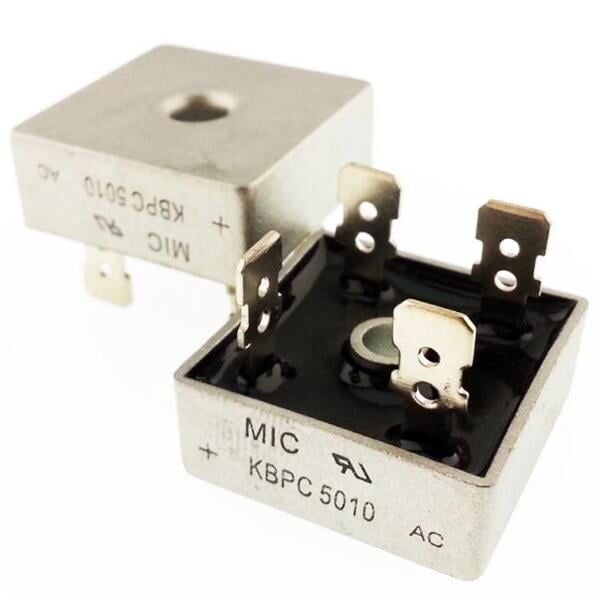 Ayt 50 A 1000 Volt Kbpc Köprü Diyot 5010 Alternatif Akımı Doğru Akıma Çevirici Dönüştürücü