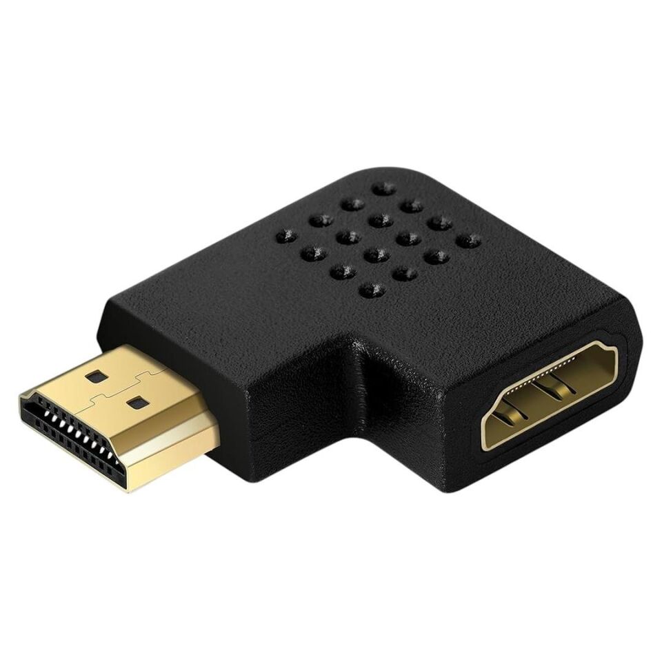 POWERMASTER L TİP 90 DERECE HDMI DİŞİ/ERKEK ARA (PM-31347)