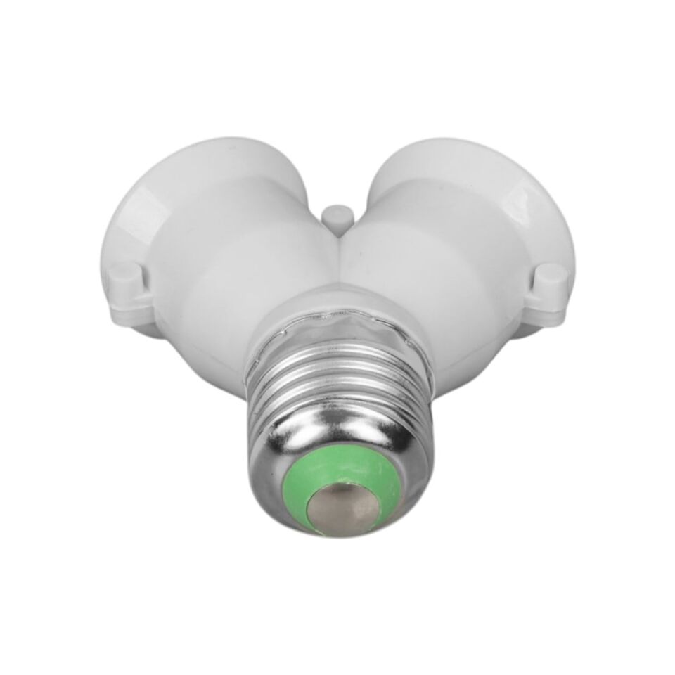 Ayt Ledx DY-101 E27 Duy Çoğaltıcı Tek Duydan Çift E27 Lamba Bağlantısı Duy Çoklayıcı