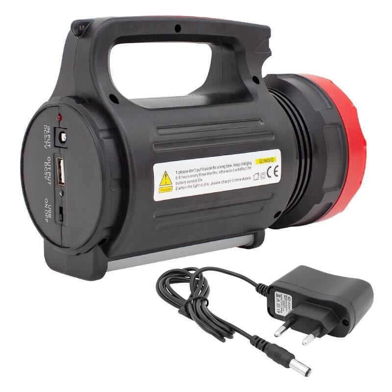 Ayt Powermaster Yajia YJ-2895U 3 Watt 20 Smd Led li 3 Mod'lu Usb li Şarjlı El Feneri Kamp Tipi Led Işıldak Aydınlatma Lamba