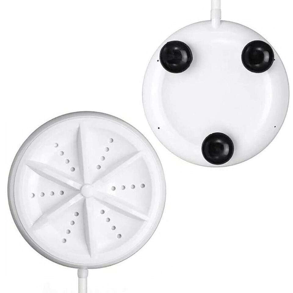 Ayt Sunup Taşınabilir Seyahat Tipi Mini Ultrasonik USB li Yıkama Makinesi Çamaşır Makinası 10x5.5 Cm