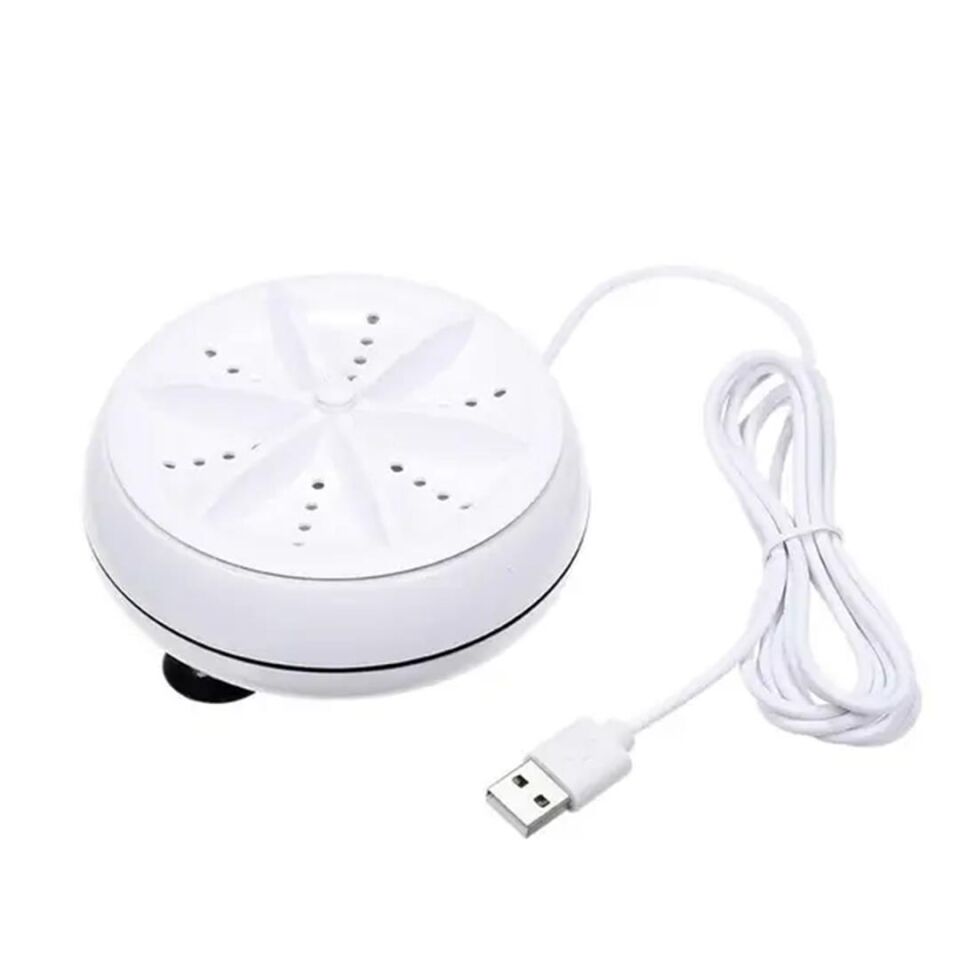 Sunup Taşınabilir Seyahat Tipi Mini Ultrasonik USB li Yıkama Makinesi Çamaşır Makinası 10x5.5 Cm