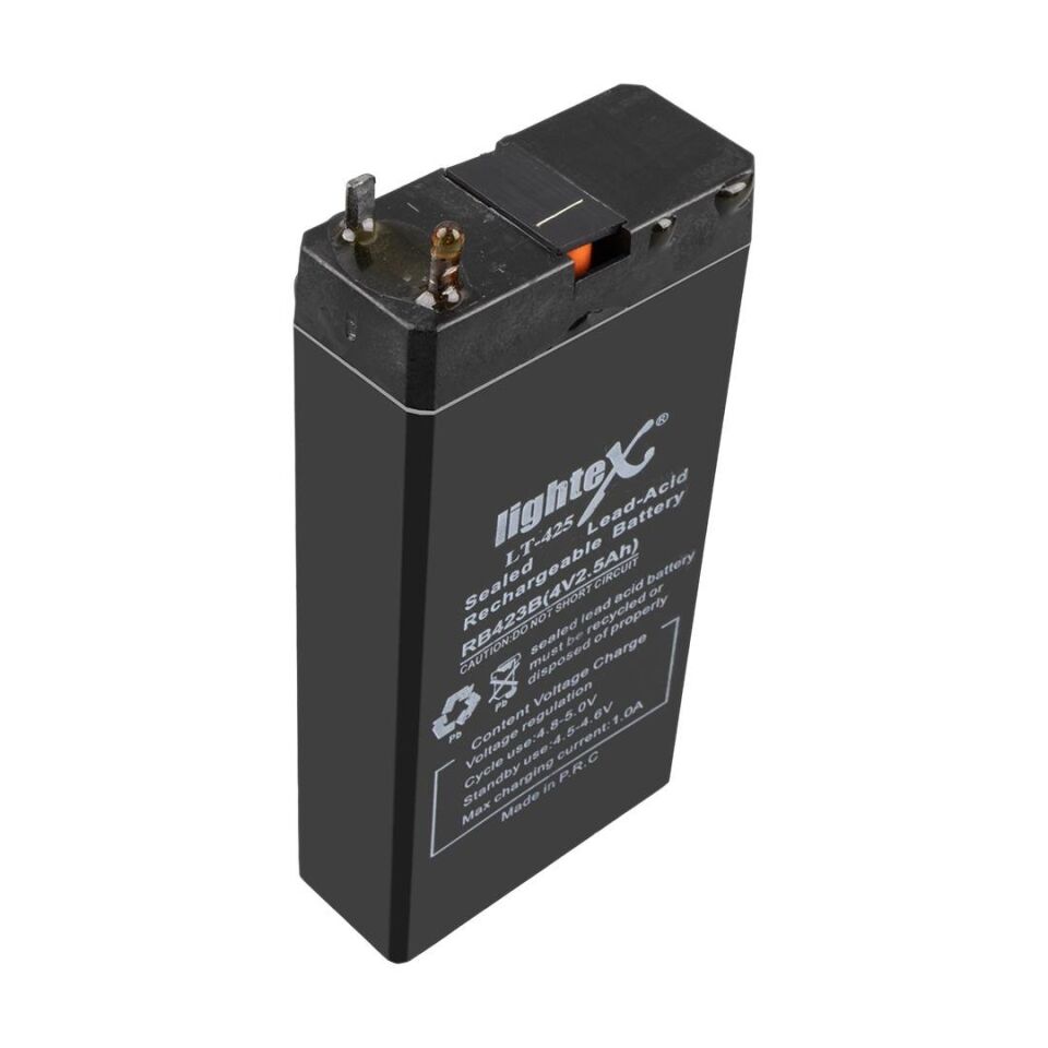 Ayt Lightex 4 Volt 2.3 Ah Bakımsız Işıldak Aküsü LT-425