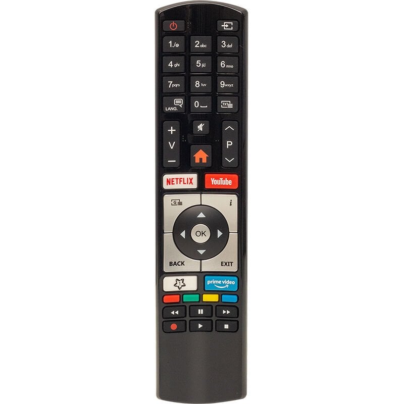 Ayt Vestel Uyumlu Netflix Youtube Prime Video Tuşlu Lcd Led Tv Kumandası Src-4313 31275 Kalıp Uzaktan Kumanda