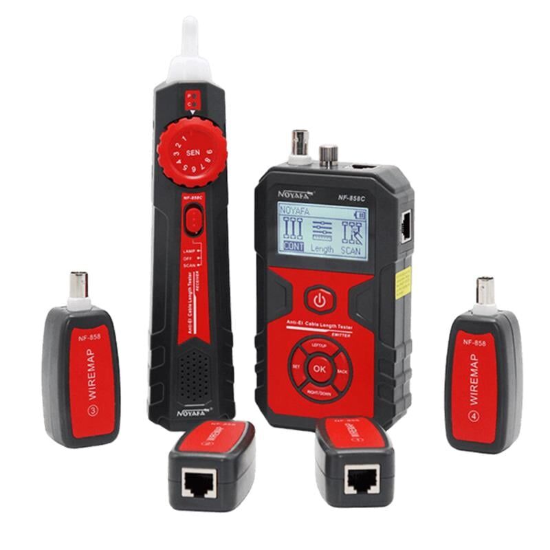 Noyafa NF-858C Rj45/Rj11/Bnc Digital Profesyonel Ağ Kablo Bulucu Test Cihaz