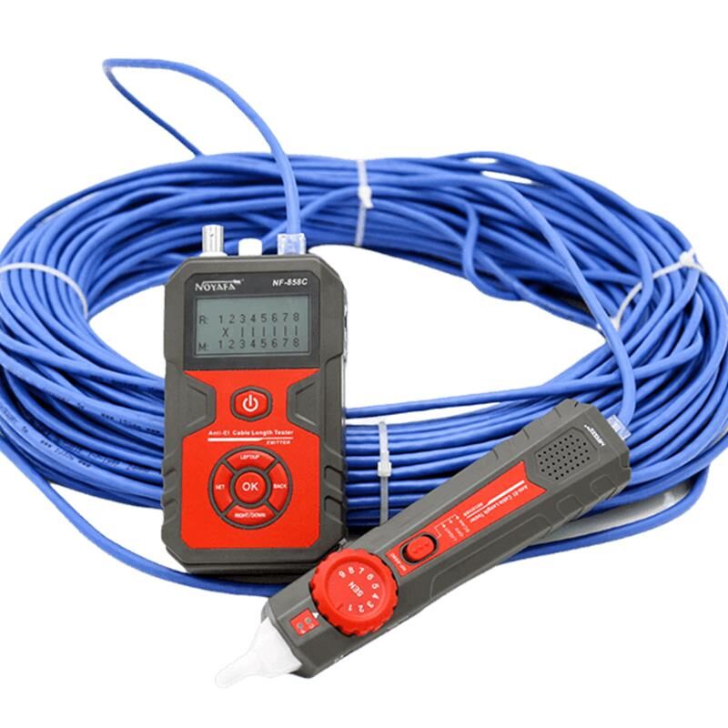 Noyafa NF-858C Rj45 Rj11 Bnc Digital Profesyonel Ağ Kablo Bulucu Test Cihaz Aleti