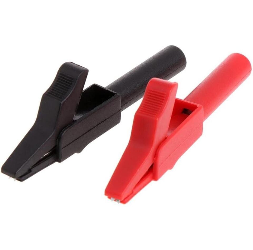 Ayt 4 mm Banan Jack Girişli Krokodil Catıı Akü Maşası Ucu