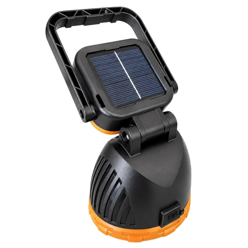 Powermaster PM-8033C 6 Modlu EL Feneri Ve Işıldak Acil Durum Lambası 9 Cob Ledli Solar Şarjlı
