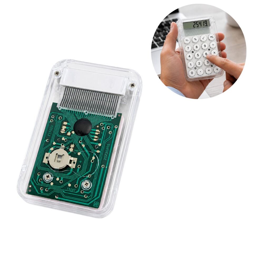 Powermaster PM-25419 Beyaz Mini Hesap Makinesi