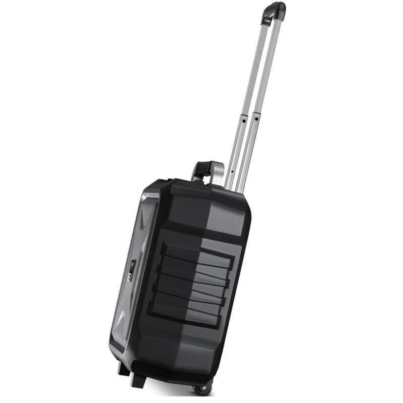 Magicvoice MV-2015 Vhf El+Yaka Mikrofonlu Usb Sd Bt 300W Siyah Taşınabilir Seyyar Anfi Mikrofonlu Amfi Hoparlör