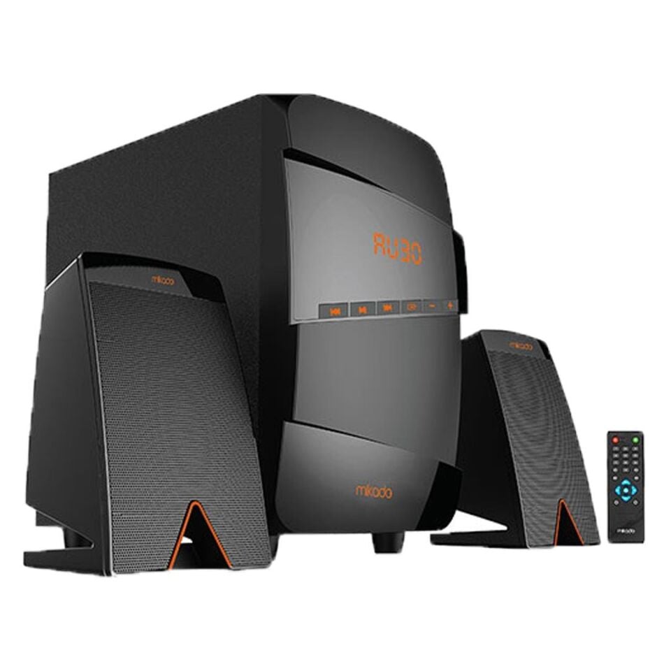 Mikado MD-671BT 2+1 40W RMS Siyah Usb+SD+Fm Destekli Multimedia Bluetooth Speaker Ev Sinema Sistemi