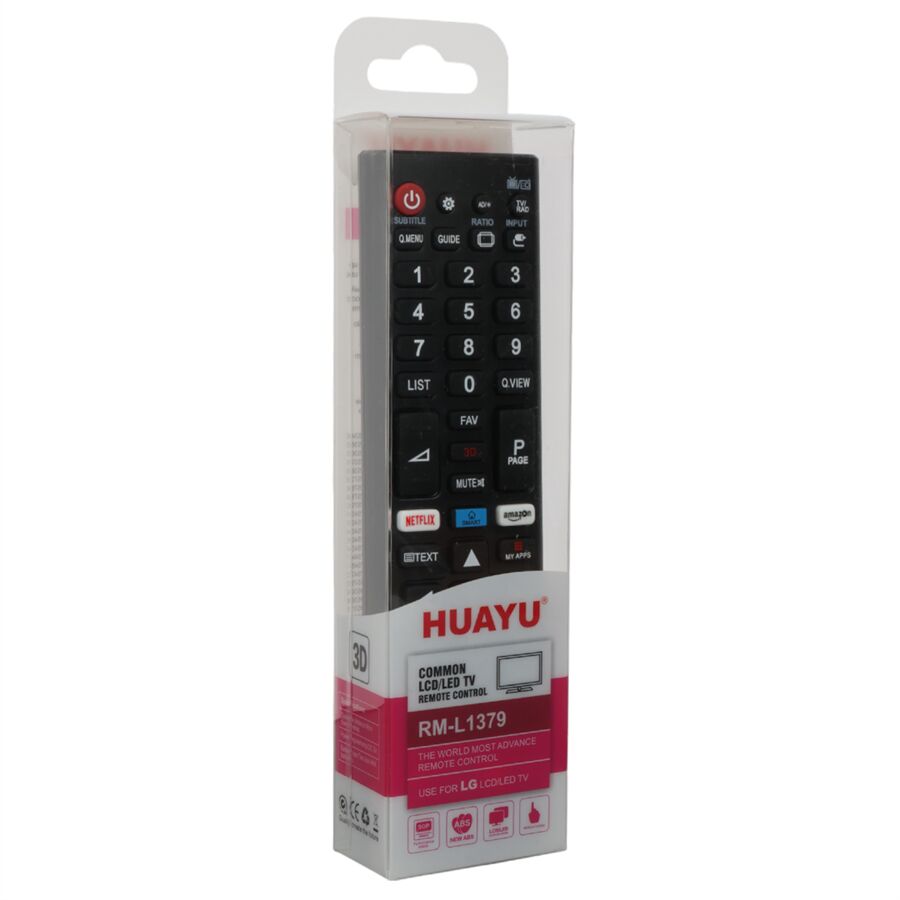 Ayt Huayu RM-L1379 LG 3D Netflix Amazon Smart Tuşlu Lcd Led Tv Kumanda Lg Tüm Modellere Uyumlu Kumanda