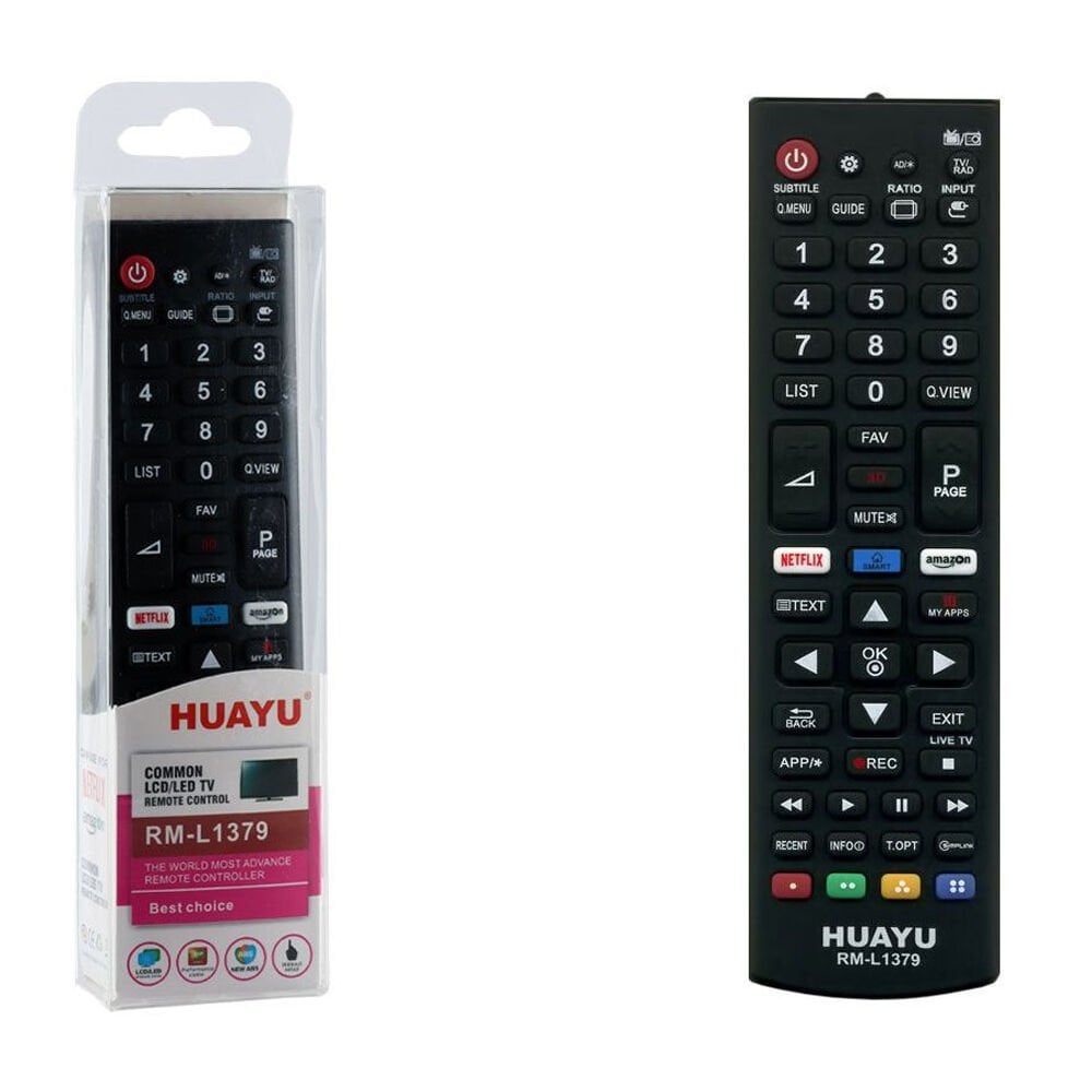 Ayt Huayu RM-L1379 LG 3D Netflix Amazon Smart Tuşlu Lcd Led Tv Kumanda Lg Tüm Modellere Uyumlu Kumanda