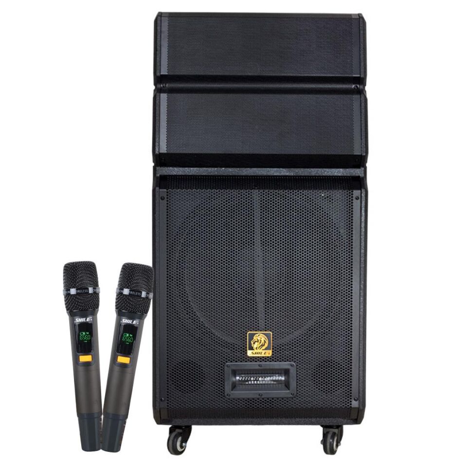 Ayt Shile SL-1612B El Mikrofonlu Kumandalı Taşınabilir Hoparlör Usb Sd Kart Bluetooth Dış Mekan Hoparlör