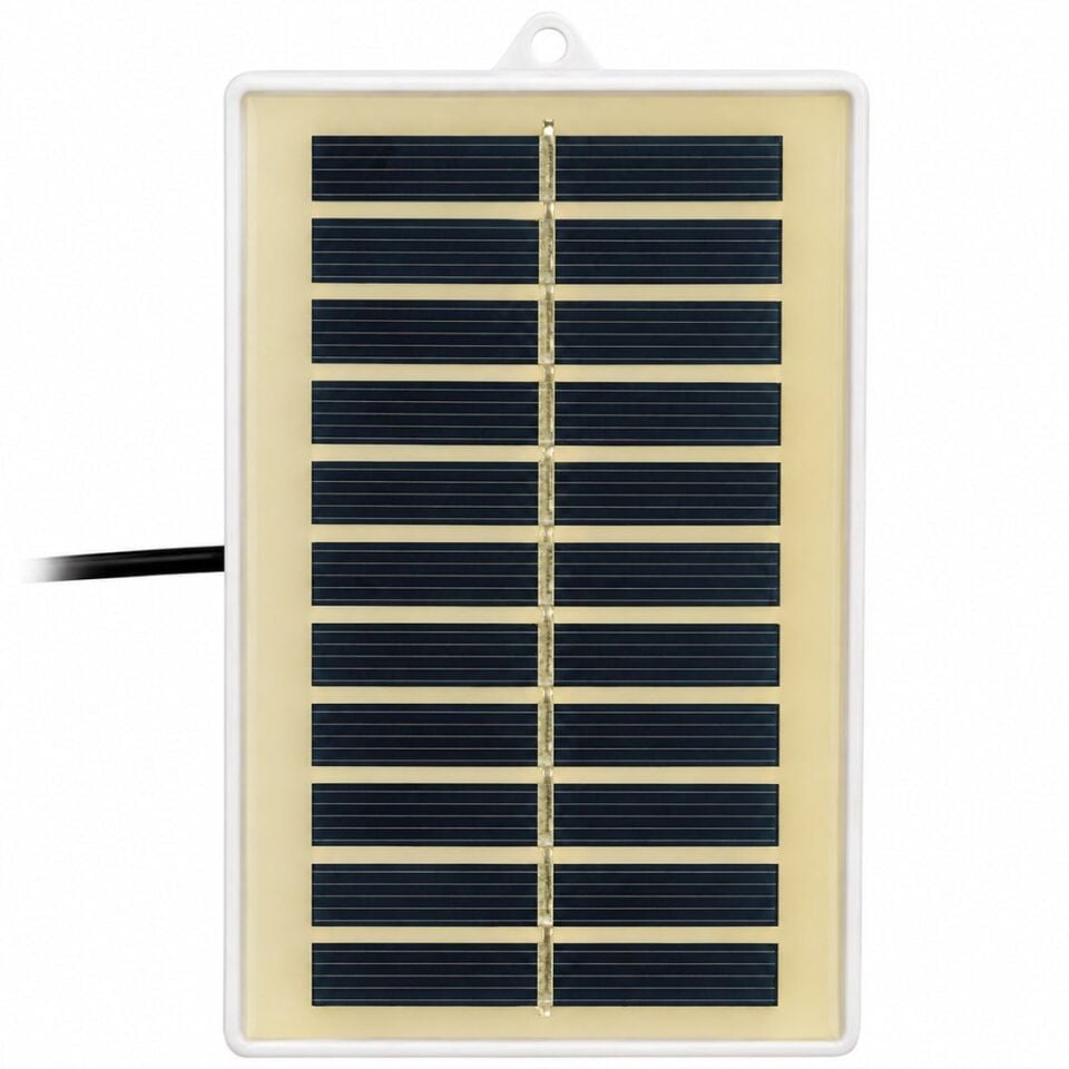 Powermaster Solar Güneş Enerjisi Paneli Jack Girişli Kamp İçin Şarj Aleti 6 Volt 1.83 Amper 1 Watt