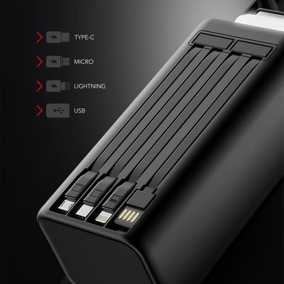 Powerway PD50 50.000Mah 22.5W Süper Hızlı Şarjlı Powerbank