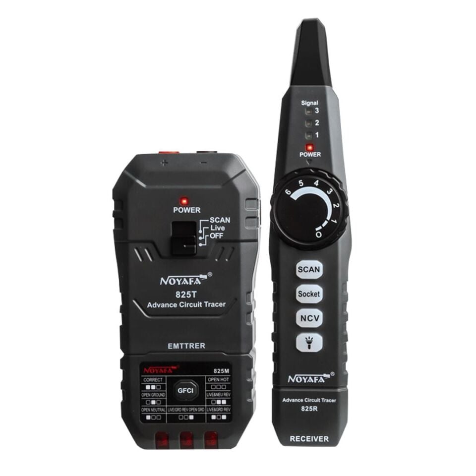 Noyafa NF-825TMR AC 90-250V Profesyonel Elektrik Devre Takip Kablo Bulucu