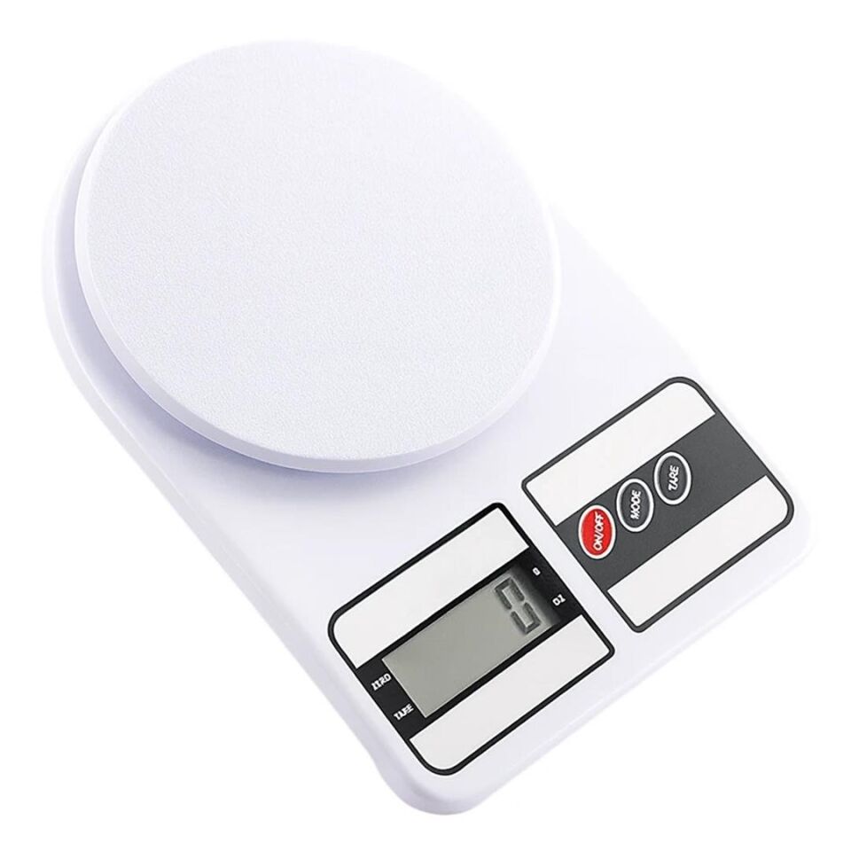 Crown CRW-7024 10Kg Kapasite Dijital Mutfak Terazisi Tartı 1 Gram Hassasiyet