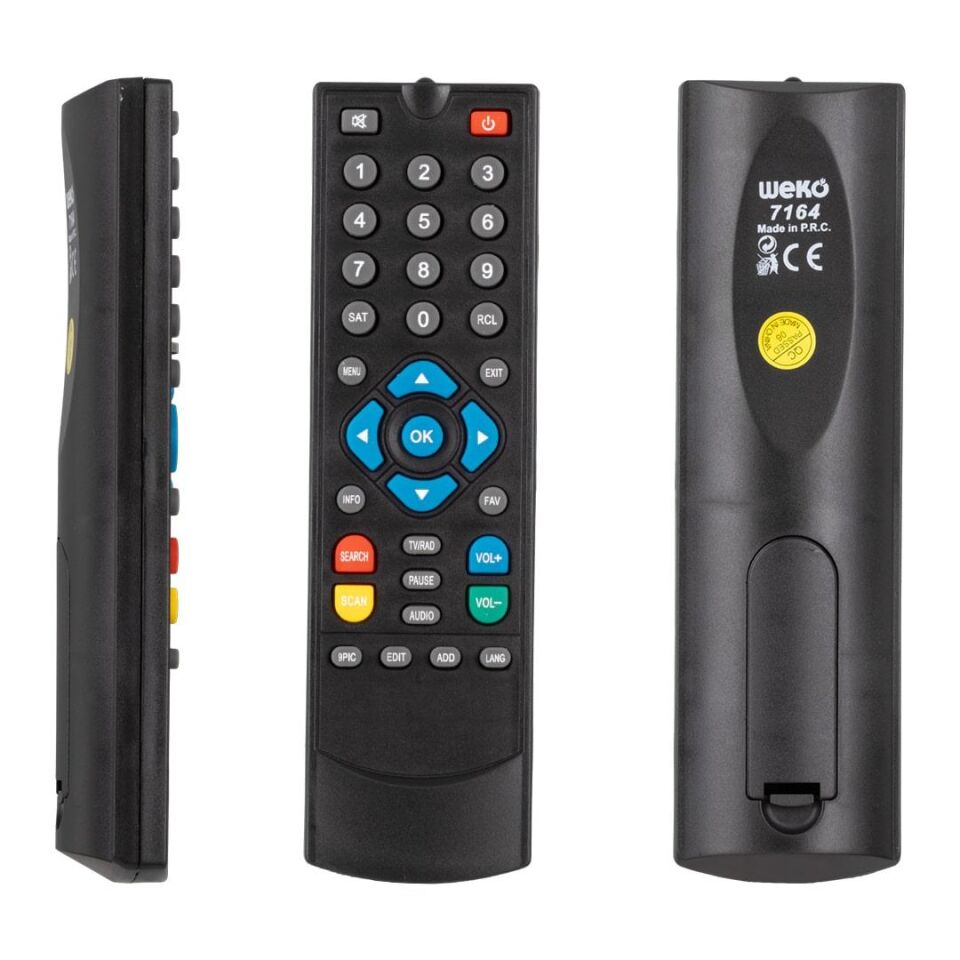Weko Kr Seoul Hiremco Zapper Skytech 1400 9060 Onli Astracom Mini Scart Uydu Alıcı Cihazı Kumandası