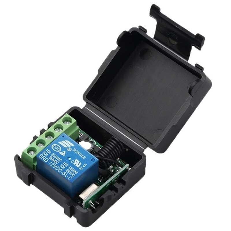 Ayt Weko 12 Volt 433 Mhz Tek Kanallı RF Alıcı Verici Garaj Kumanda Devresi Röle Kartı Role