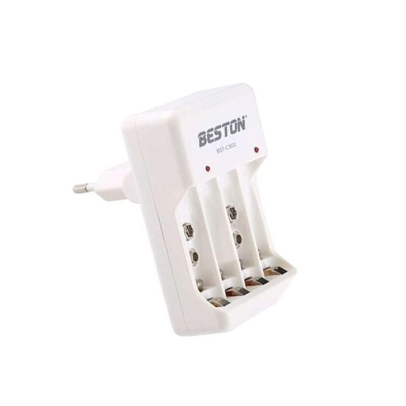 Beston BST-C802  Pil Şarj Cihazı AA AAA  9 Volt Pil Şarj Cihazı 4 Lü Şarj Aleti