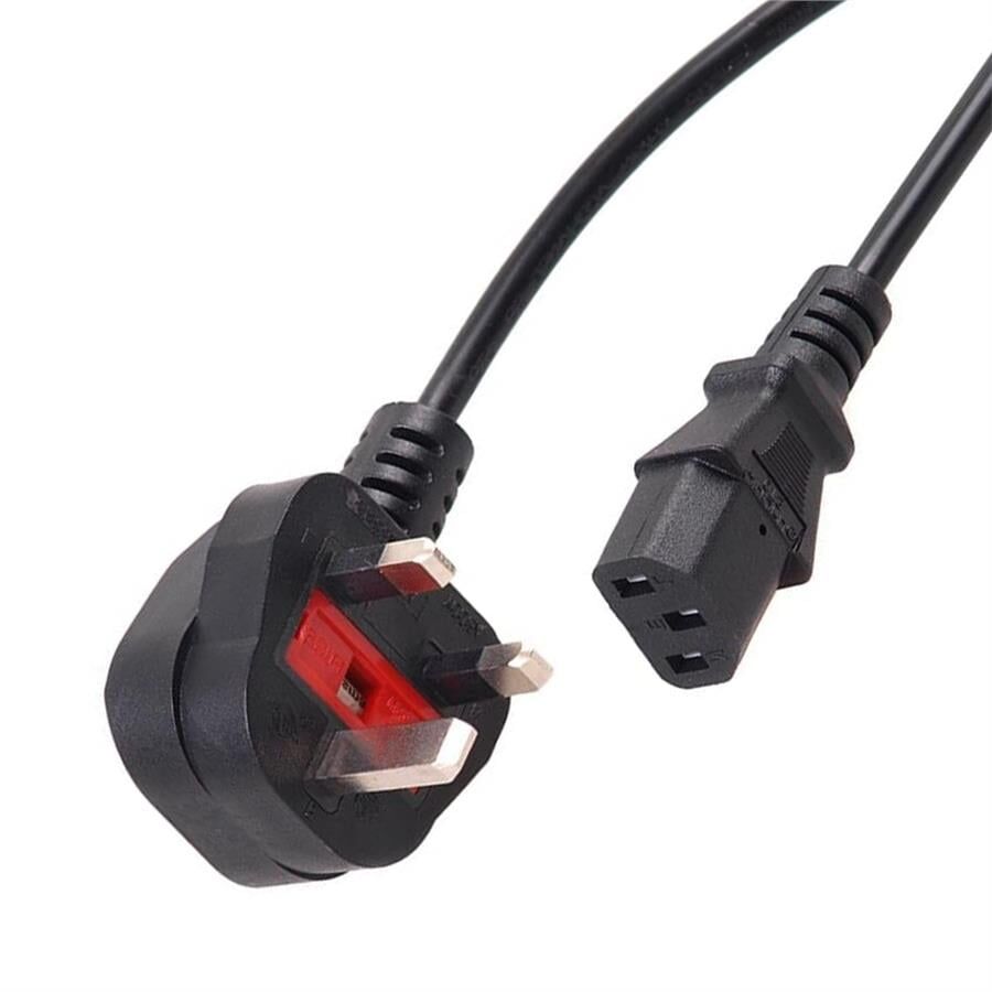 Ayt Powermaster PM-17891 3 x 0.75 Mm İngiliz Tip 1.5 Metre C7 Güç Kablosu Pc Bilgisayar Monitör Elektrik Kablo