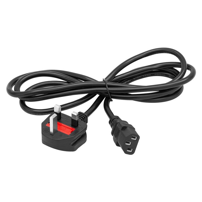 Ayt Powermaster PM-17891 3 x 0.75 Mm İngiliz Tip 1.5 Metre C7 Güç Kablosu Pc Bilgisayar Monitör Elektrik Kablo