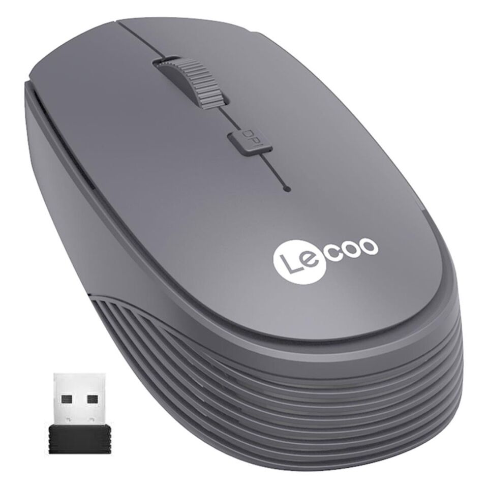 Lenovo Lecoo WS202 1600 DPI 4 Tuşlu Kablosuz Mouse Siyah