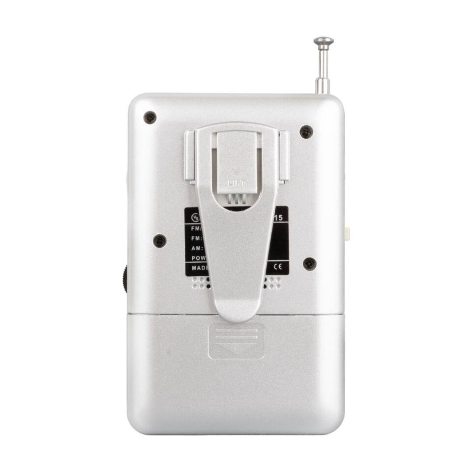 Sonivox Vs-r115 Gümüş Renk Mini Cep Radyosu Deprem Çantasına Uygun Fm Radyo