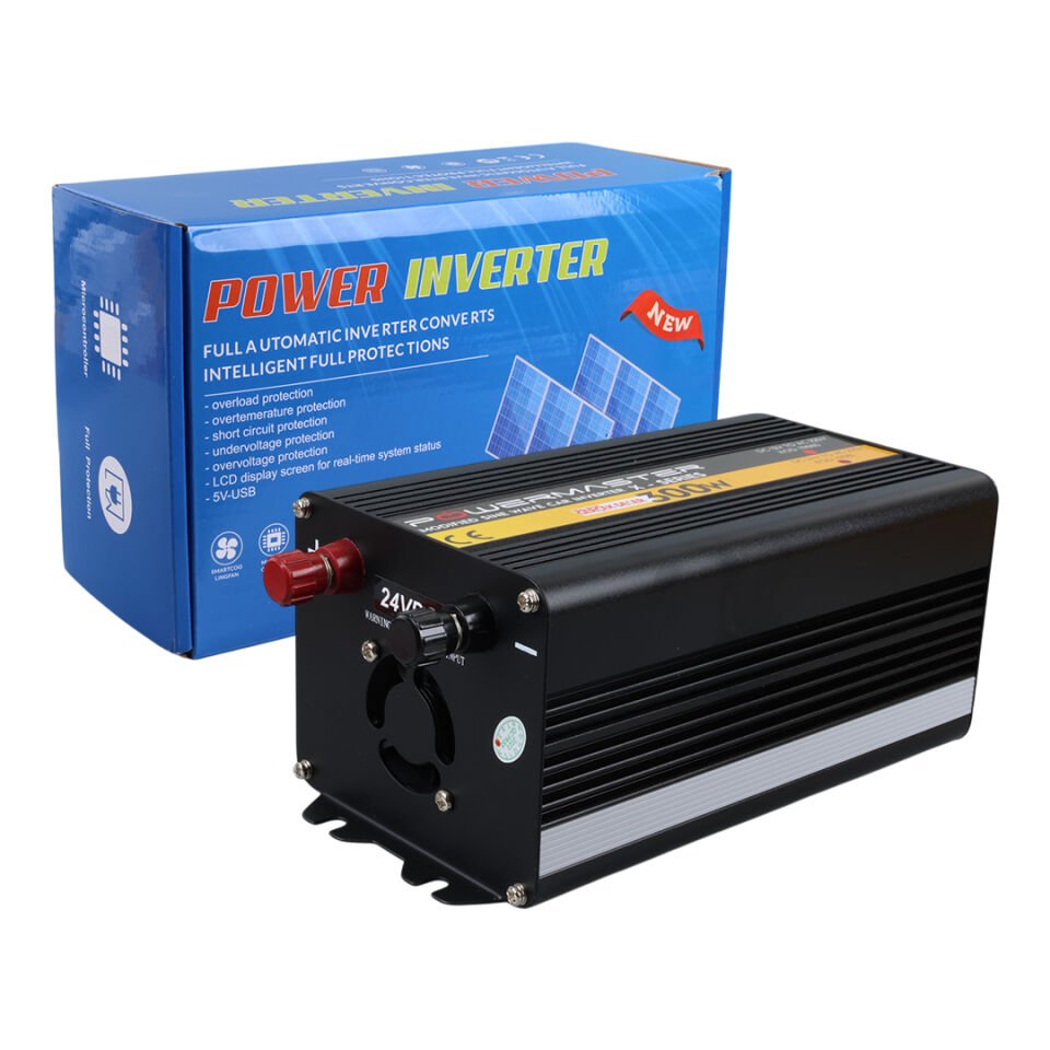 Powermaster 24-220V 24 Volt 300 Waat Modified Sınus İnverter PWR300-24v 24 Volt 220 Volt Dönüştürücü Çevirici