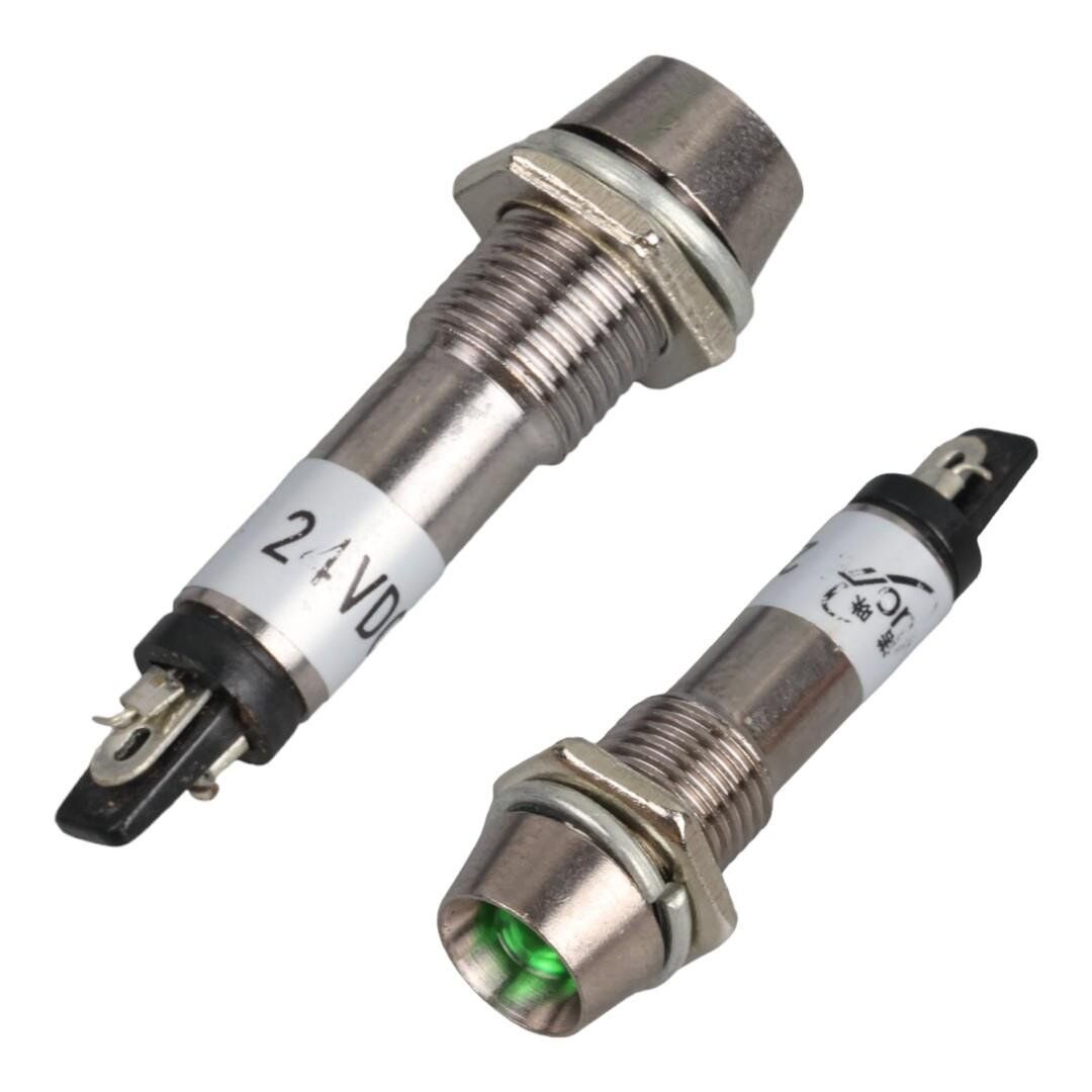 SİNYAL LAMBASI Ø8MM METAL 24V (IC-225)