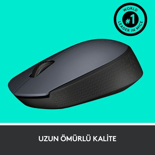 LOGITECH M170 USB SİYAH KABLOSUZ MOUSE 910-004642