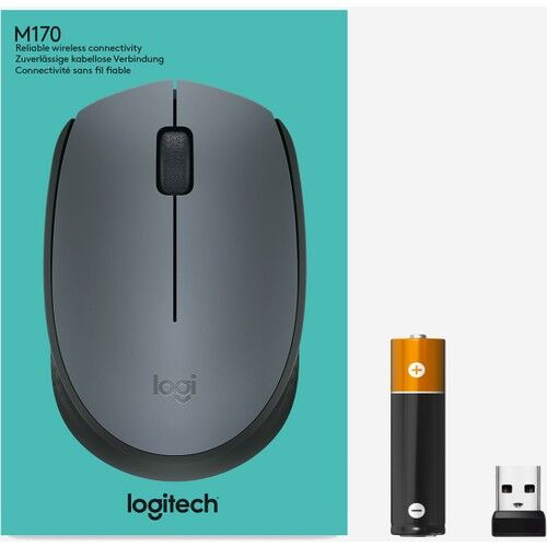 LOGITECH M170 USB SİYAH KABLOSUZ MOUSE 910-004642