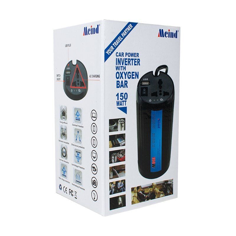 Powermaster 150 Watt DC12V AC220V Çakmaktan Power İnverter