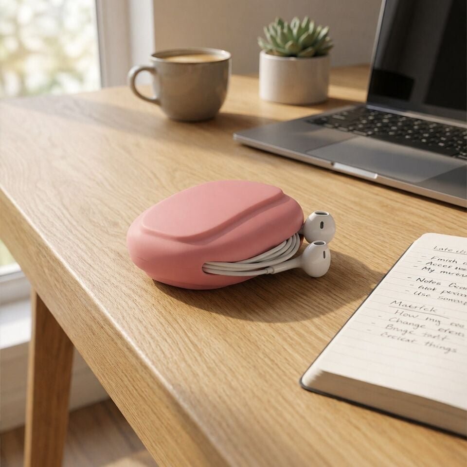 Sunup SN-29270 Silikon Kablolu Kulaklık Saklama Kutusu