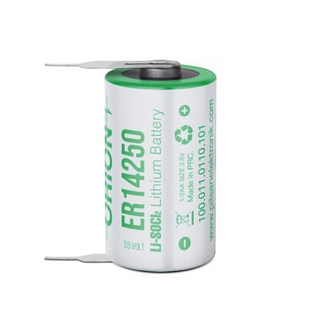 Orion ER14250 H 1 2AA 3.6 Volt 1200mAh Kısa Boy Puntalı Lityum Pil