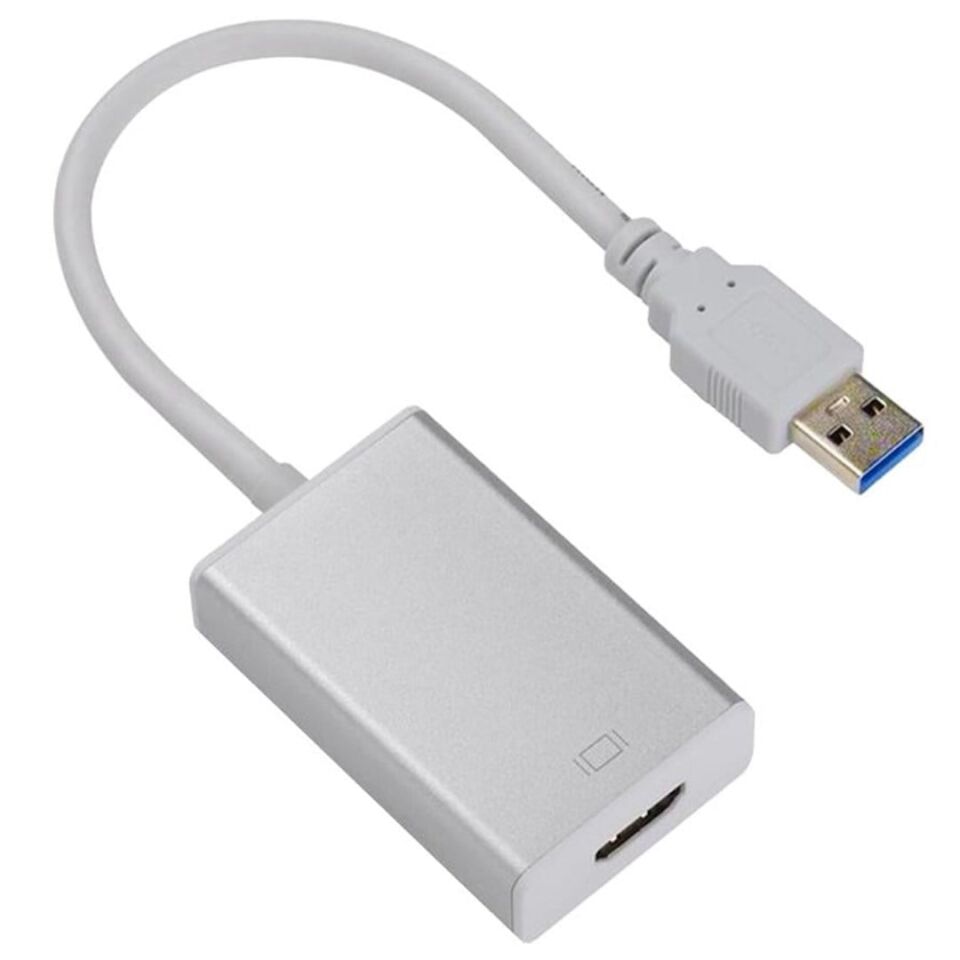 Ayt Powermaster PM-18638 USB 3.0 to Hdmı Dişi Çevirici Usb Girişini Hdmı Çıkışına Çevirici Dönüştürücü Aparat