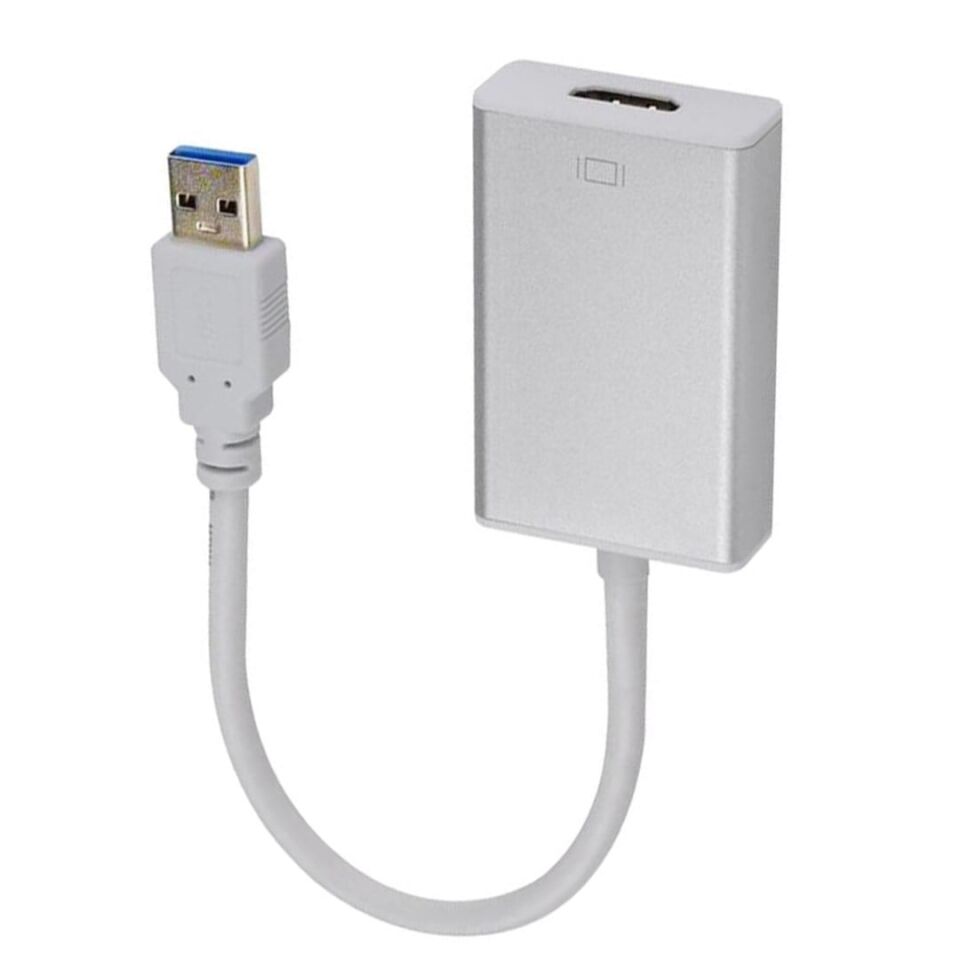 Ayt Powermaster PM-18638 USB 3.0 to Hdmı Dişi Çevirici Usb Girişini Hdmı Çıkışına Çevirici Dönüştürücü Aparat