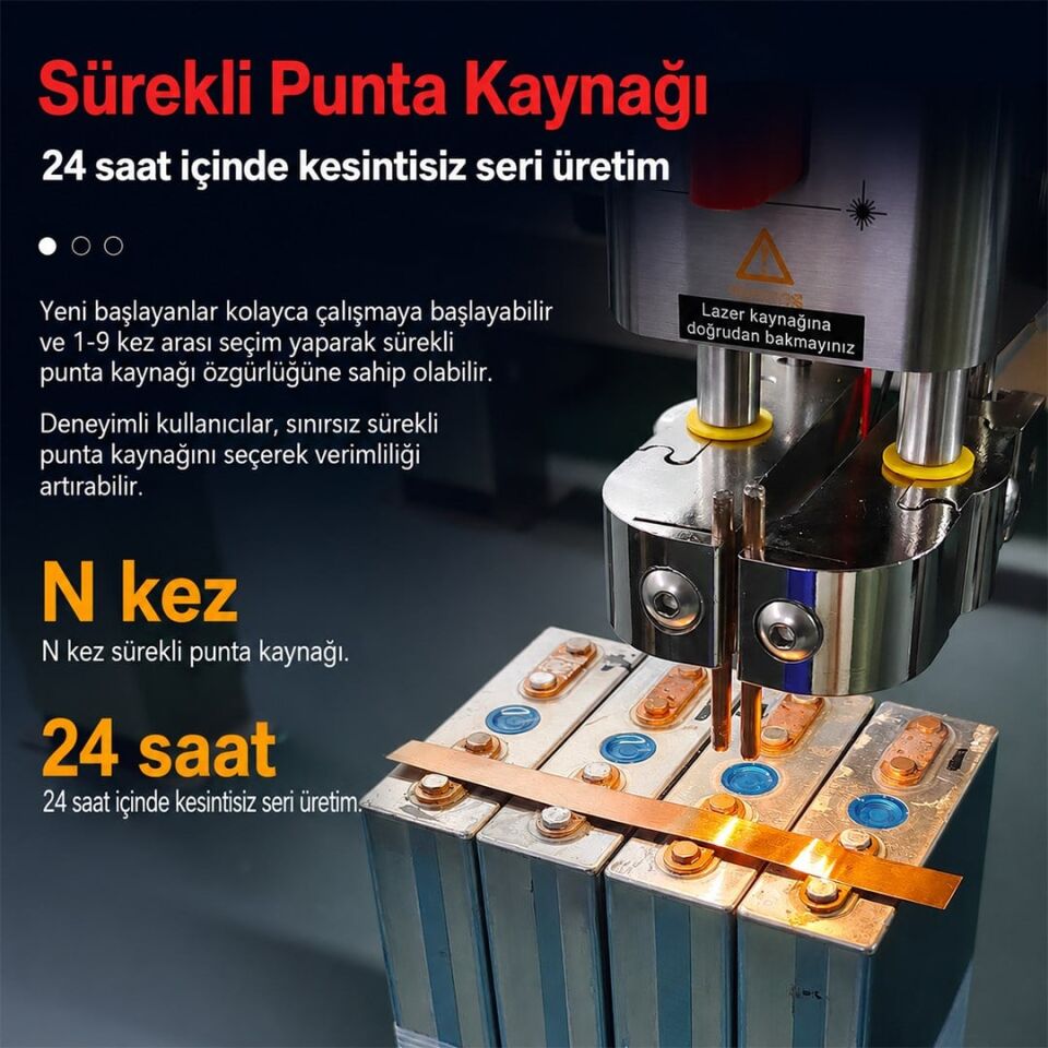 Sunkko A330 Pnömatik Enerji Depolamalı Punta Kaynak Makinesi 12Kw 2000A Profesyonel Batarya Punta Cihazı