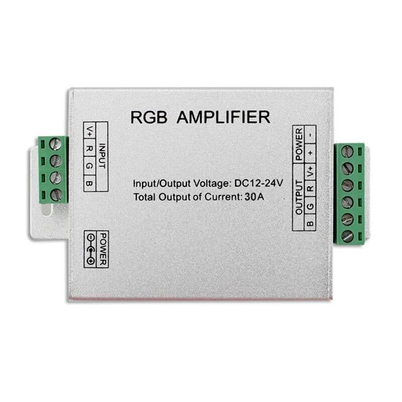 Powermaster PM-4877 12-24 Volt 30 Amper RGB Led Amplifier Repeater 12V-24V-30A