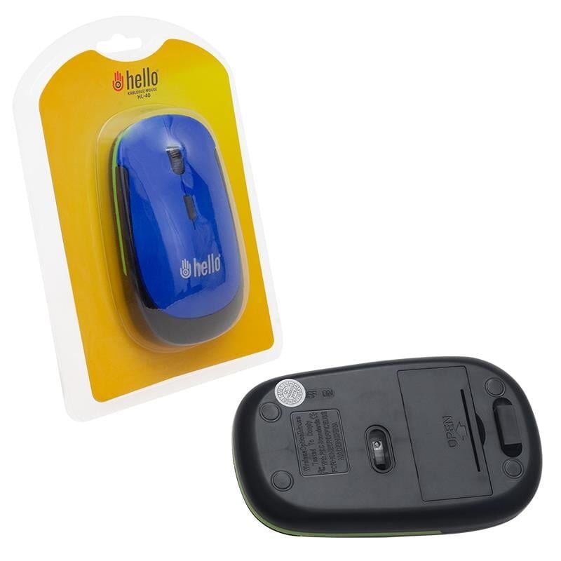 Ayt Hello HL-18740 1200 DPI 2.4Ghz Kablosuz Mouse Bilgisayar Pc Mouse Fare