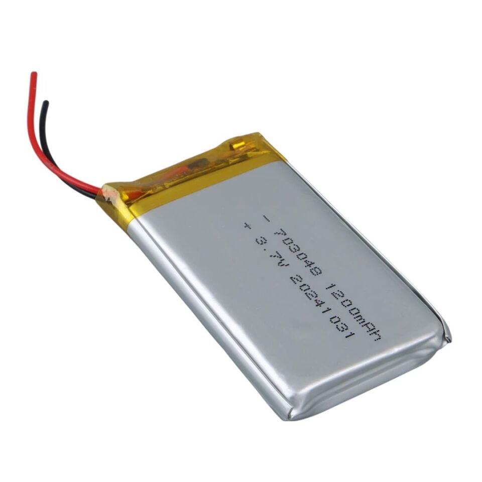 Powermaster PM-28165 3.7V 1.200Mah 703048 Soketsiz Lityum Polimer (Li-Po) Batarya Şarj Edilebilir Pil