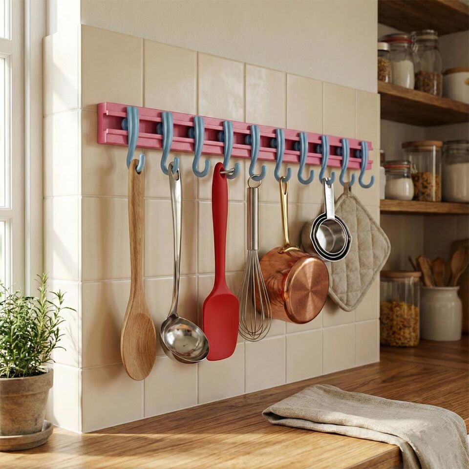 Sunup SN-29183 Yapışkanlı 30 CM Banyo Organizer Askılık