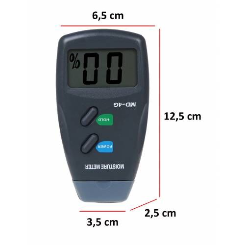 AEK-Tech MD4G 4 Çivili Ahşap Kereste Nem Ölçer Çivili Nem Ölçüm Cihazı 4 Pin