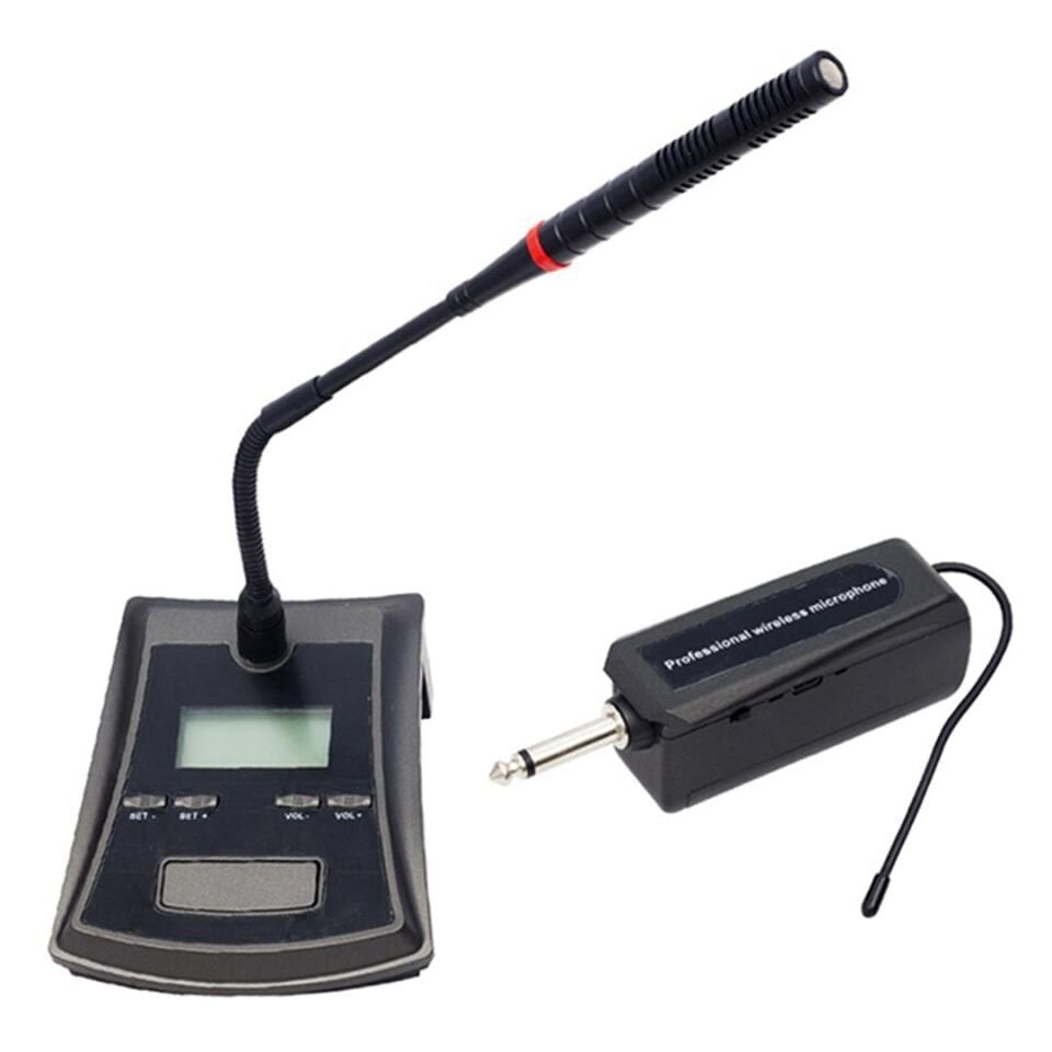 Ayt Gold Audio GX-751 UHF Ekranlı Wireless Kablosuz Kürsü Mikrofonu Kablosuz Mikrofon