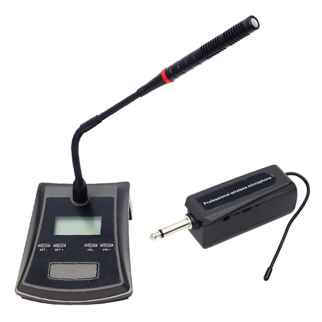 Ayt Gold Audio GX-751 UHF Ekranlı Wireless Kablosuz Kürsü Mikrofonu Kablosuz Mikrofon